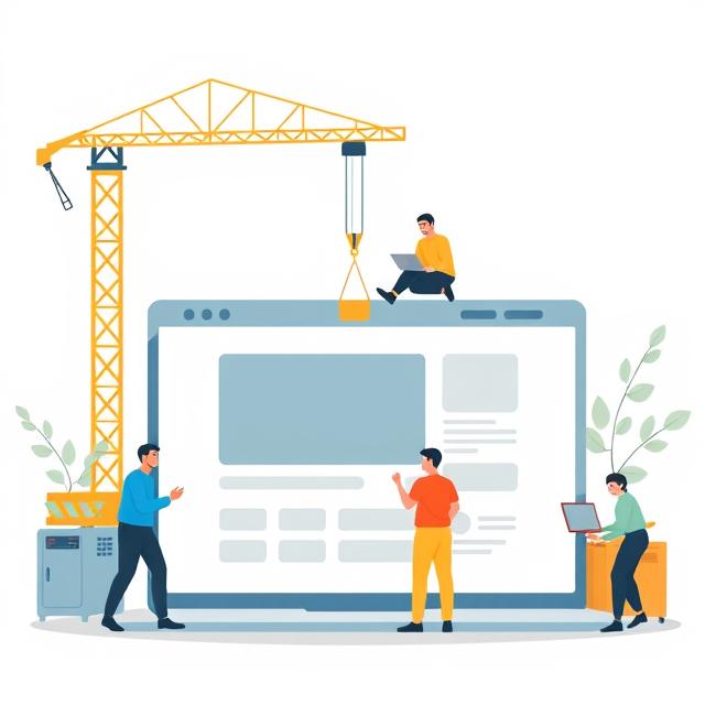 Landing Page Cartoon Png